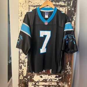 NFL PRO LINE Carolina Panthers KYLE ALLEN #7 youth Large. NFL Football.